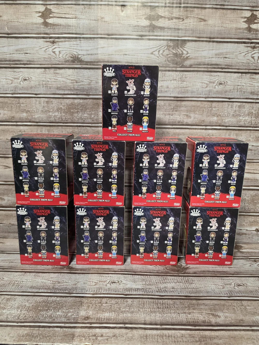 Complete Set of Stranger Things Mini Funko Figures